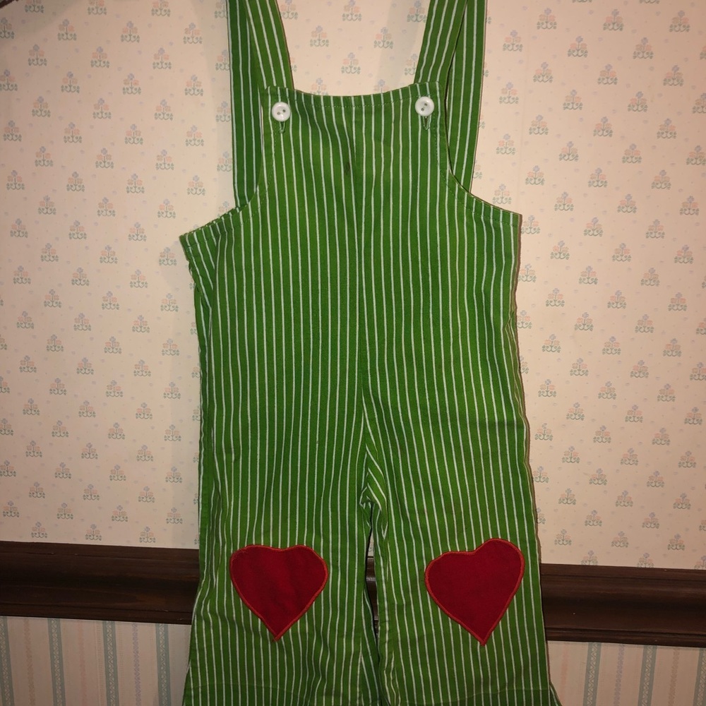 Vintage baby flare overalls